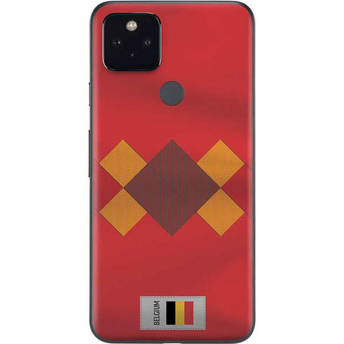 Belgium Soccer Flag Google Pixel 5a Skin